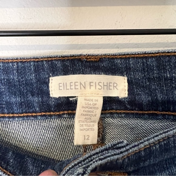 Eileen Fisher Straight Leg Jeans size 12 - Picture 5 of 5